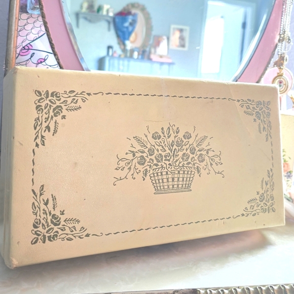 Vtg Purple Jewelry Box - Picture 4 of 11